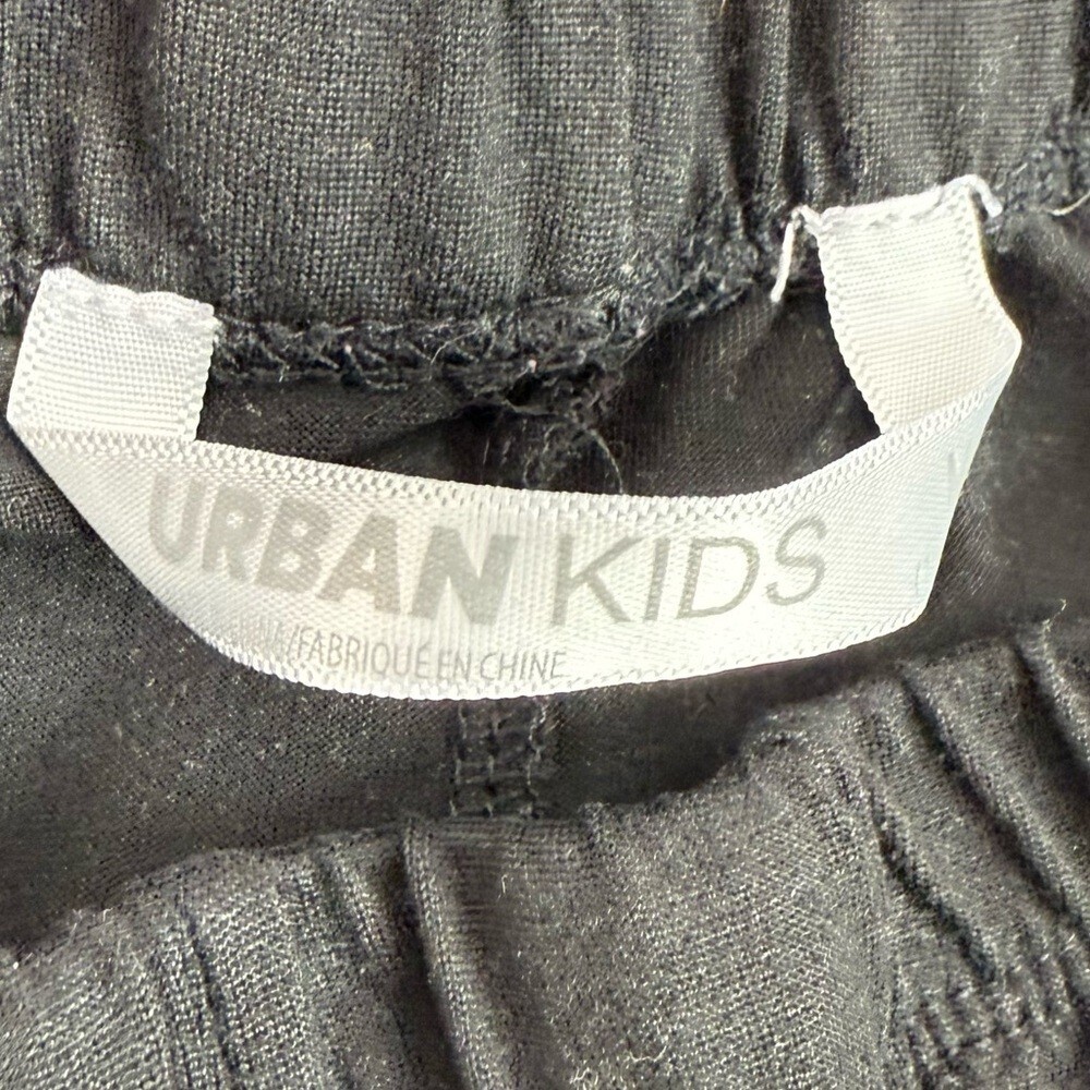 Urban kids shorts stretch Black Elastic-Waist Lounge Shorts - Picture 5 of 9